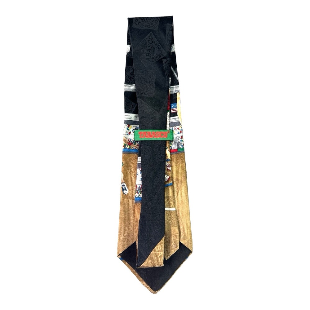 Tabasco Basketball Silk Novelty Tie Made in USA – Retro Scene - Picture 3 of 9